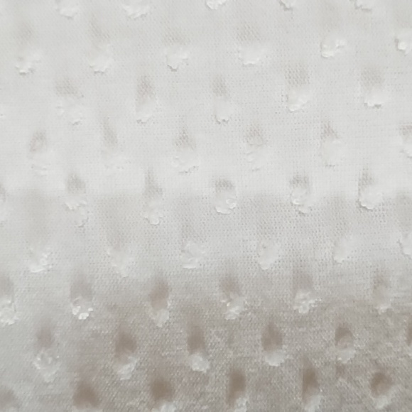 W5 White Textured Women's Top - Picture 2 of 4